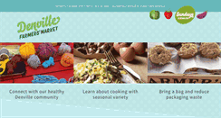 Desktop Screenshot of denvillefarmersmarket.com