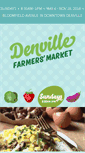 Mobile Screenshot of denvillefarmersmarket.com